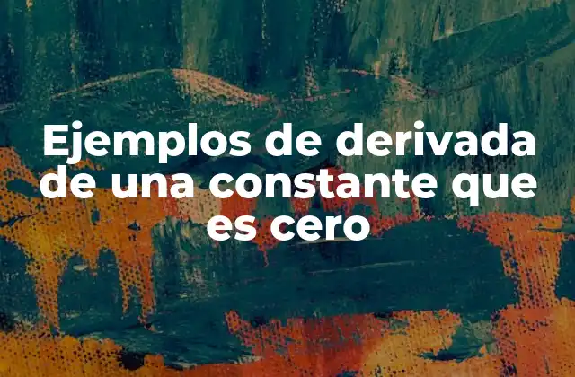 Cómo la derivada de una constante afecta a la forma de las funciones