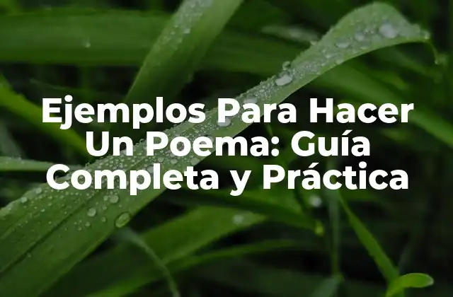 Tipos de Poemas: ¿Cuál es el Mejor para Mi?