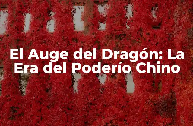 Orígenes del Auge del Dragón