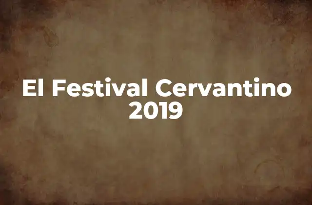 El Festival Cervantino 2019 como espejo de la diversidad cultural
