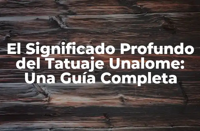 El Significado Profundo Del Tatuaje Unalome: una Guía Completa