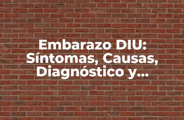 Embarazo Diu: Síntomas, Causas, Diagnóstico y Tratamiento