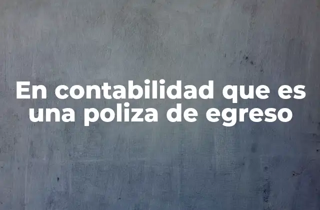 El papel de las pólizas en el control financiero