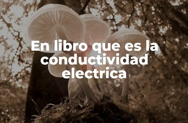 En Libro que es la Conductividad Electrica 2 Propiedades de los materiales en relación con la conductividad eléctrica