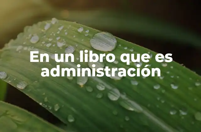 La relevancia de los libros de administración en la formación profesional