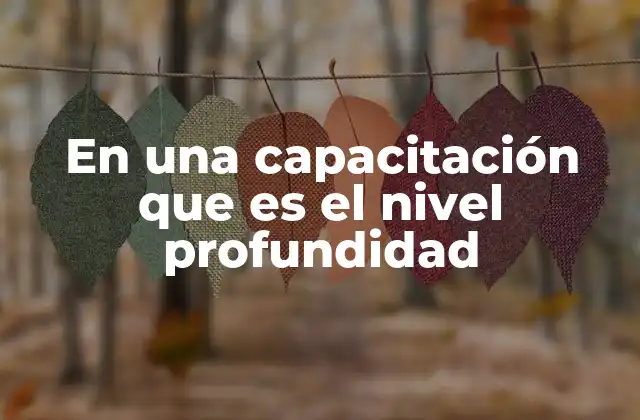 La importancia del enfoque en una capacitación