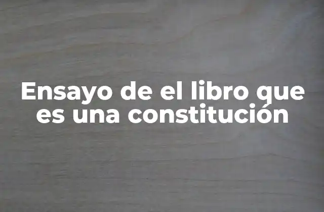 La importancia de analizar Qué es una Constitución desde un enfoque crítico