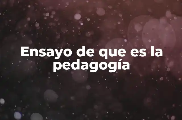 La pedagogía como herramienta para el desarrollo humano