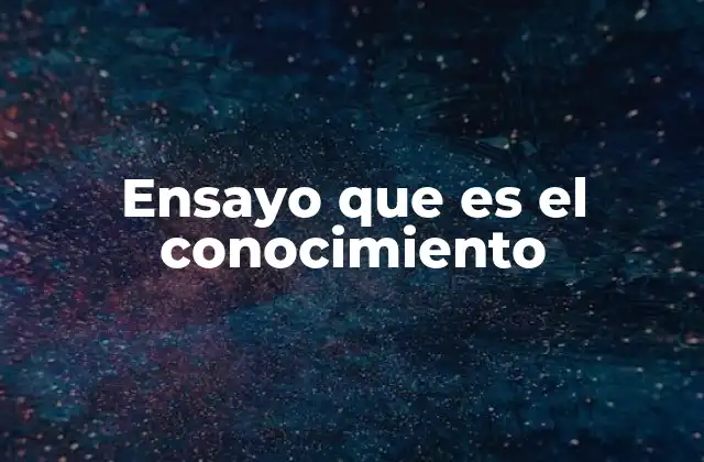 El ensayo como vehículo para la reflexión filosófica