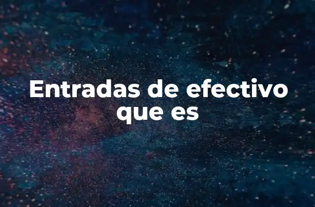 El rol de las entradas de efectivo en la estabilidad financiera