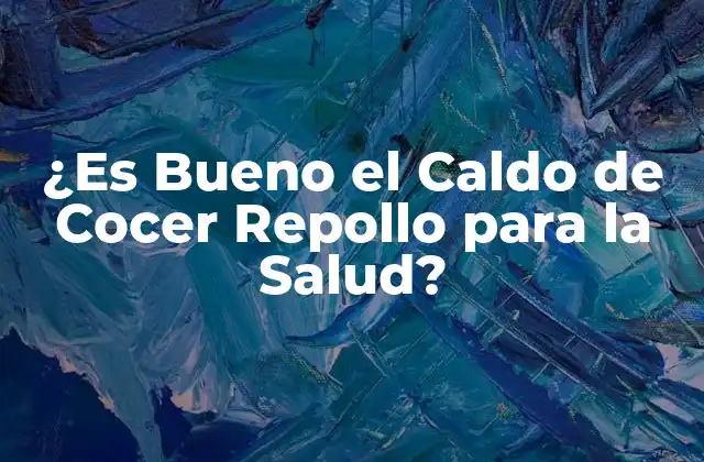 Nutrientes Presentes en el Caldo de Cocer Repollo
