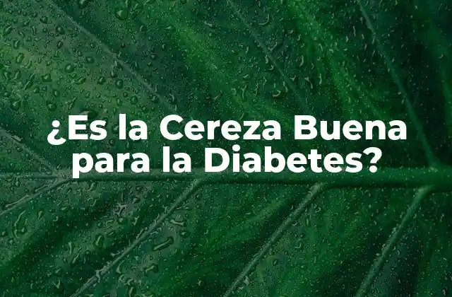 ¿Cuáles son los Componentes Químicos Activos de la Cereza?