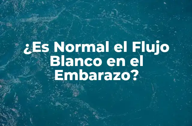 ¿Qué es el Flujo Blanco?