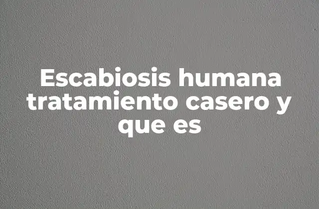 Síntomas y diagnóstico de la escabiosis