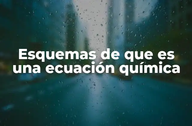 Esquemas de que es una Ecuación Química