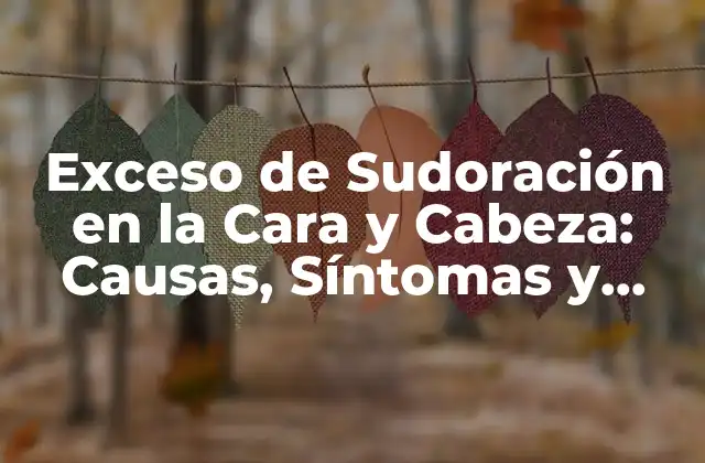 Exceso de Sudoración en la Cara y Cabeza: Causas, Síntomas y Tratamientos