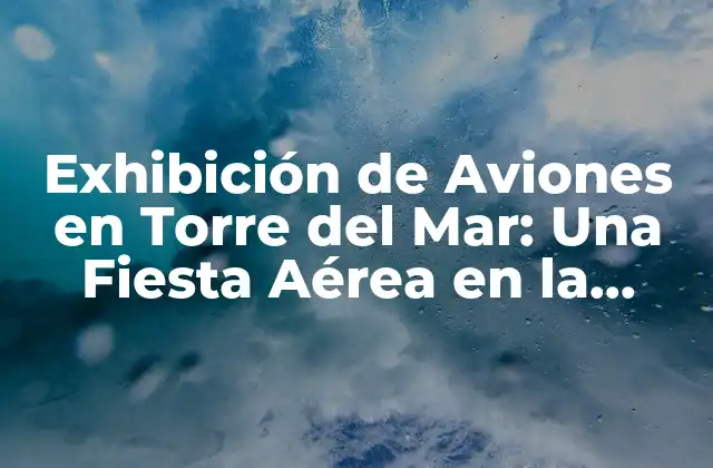 Exhibición de Aviones en Torre Del Mar: una Fiesta Aérea en la Costa Del Sol