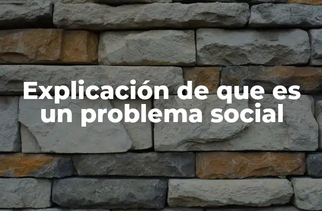 Cómo los problemas sociales impactan en la cohesión comunitaria