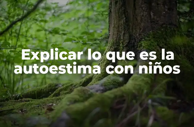 Cómo se desarrolla la autoestima en los niños