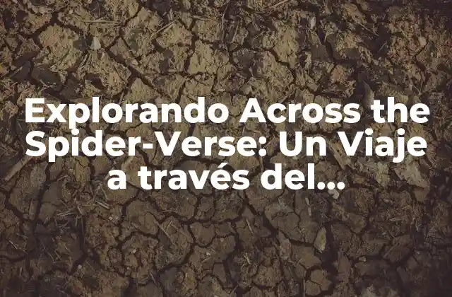 El Concepto de Across the Spider-Verse: Un Universo Multiverso