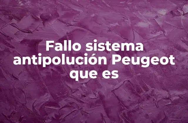 Cómo identificar un problema en el sistema antipolución