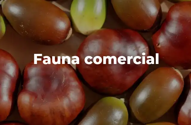 Fauna Comercial