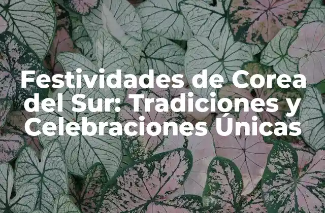 Festividades de Corea Del Sur: Tradiciones y Celebraciones Únicas