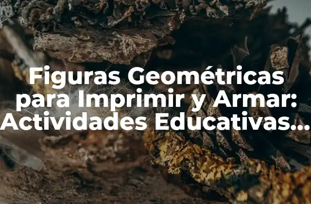 ¿Cuáles son las Ventajas de las Figuras Geométricas para Imprimir y Armar?