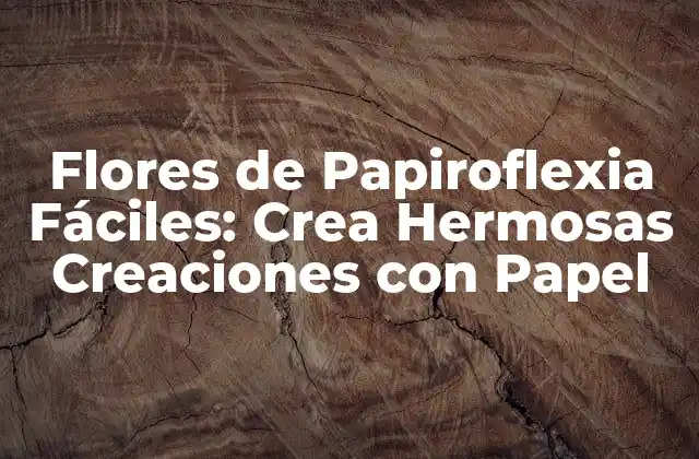 ¿Por qué las Flores de Papiroflexia Fáciles son tan Populares?