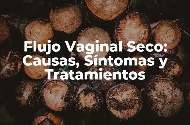 Flujo Vaginal Seco: Causas, Síntomas y Tratamientos