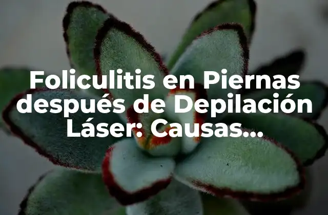 Foliculitis en Piernas Después de Depilación Láser: Causas, Síntomas y Tratamiento
