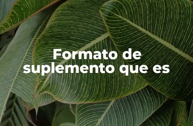 Formato de Suplemento que es 2 El papel del suplemento en la comunicación científica