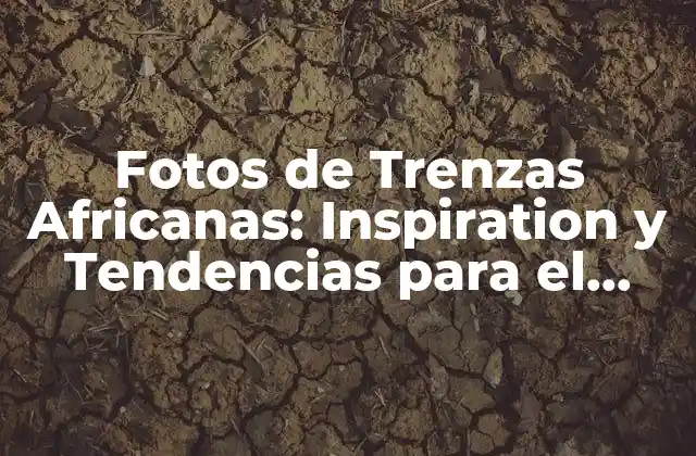 Fotos de Trenzas Africanas: Inspiration y Tendencias para el Pelo Natural