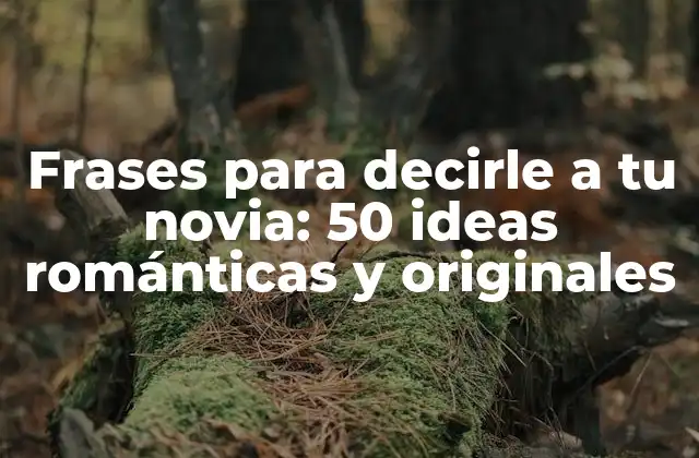 Frases para Decirle a Tu Novia: 50 Ideas Románticas y Originales 2 Frases románticas para decirle a tu novia en diferentes momentos