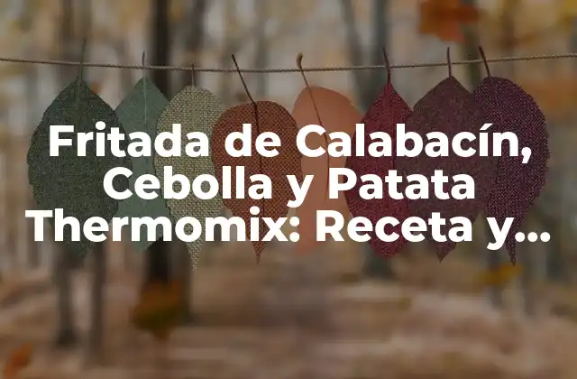 Fritada de Calabacín, Cebolla y Patata Thermomix: Receta y Tips