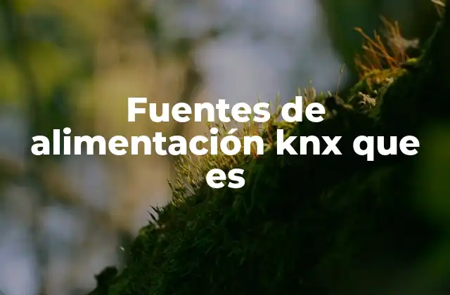 Componentes básicos de una red KNX