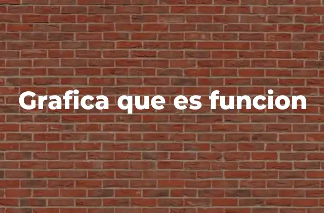 Grafica que es Funcion 2 La importancia de representar funciones en forma gráfica