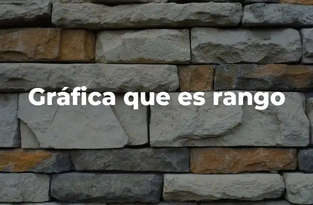 Gráfica que es Rango