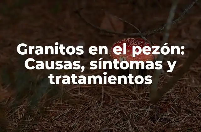 Causas de los granitos en el pezón