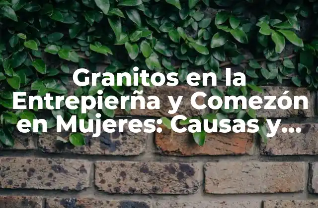Granitos en la Entrepierña y Comezón en Mujeres: Causas y Tratamientos