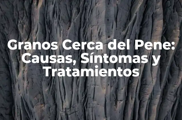 Granos Cerca Del Pene: Causas, Síntomas y Tratamientos