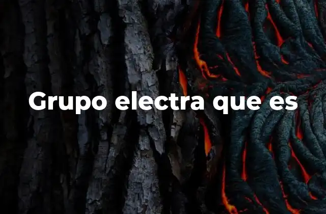 Grupo Electra que es
