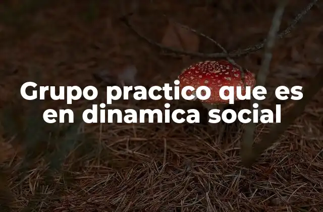 La importancia de los grupos prácticos en el entorno social