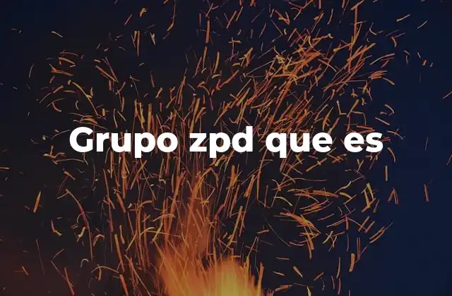Grupo Zpd que es