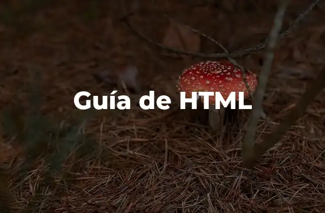 Guía de Html