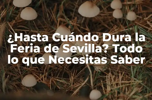 ¿hasta Cuándo Dura la Feria de Sevilla? Todo Lo que Necesitas Saber