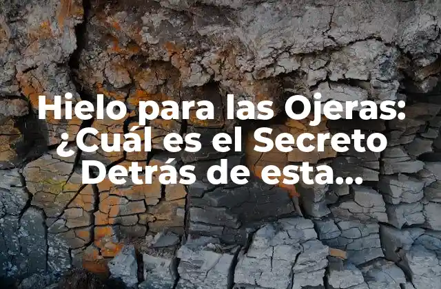 Hielo para las Ojeras: ¿cuál es el Secreto Detrás de Esta Tendencia de Belleza?