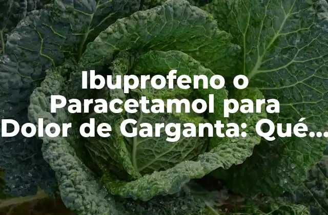 ¿Cómo Funciona el Ibuprofeno para el Dolor de Garganta?