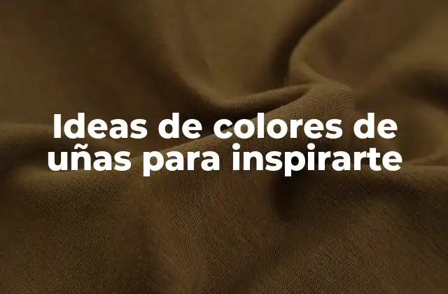 Colores clásicos y atemporales