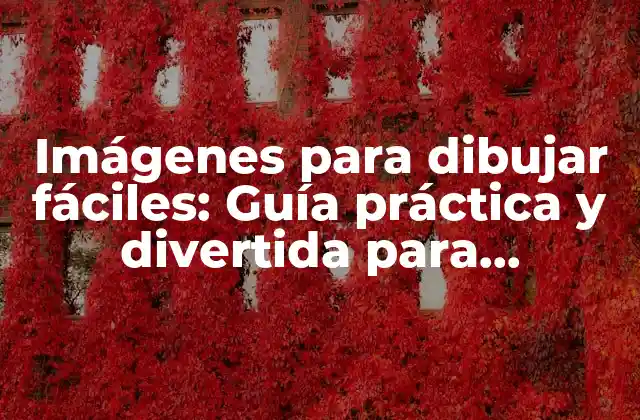 Imágenes para Dibujar Fáciles: Guía Práctica y Divertida para Principiantes